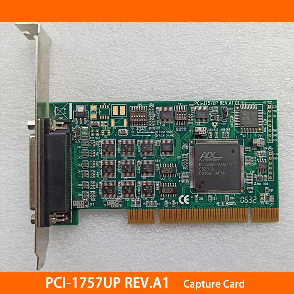 

PCI-1757UP REV.A1 For Advantech 24-Channel Digital Input/Output Capture Card High Quality Fast Ship