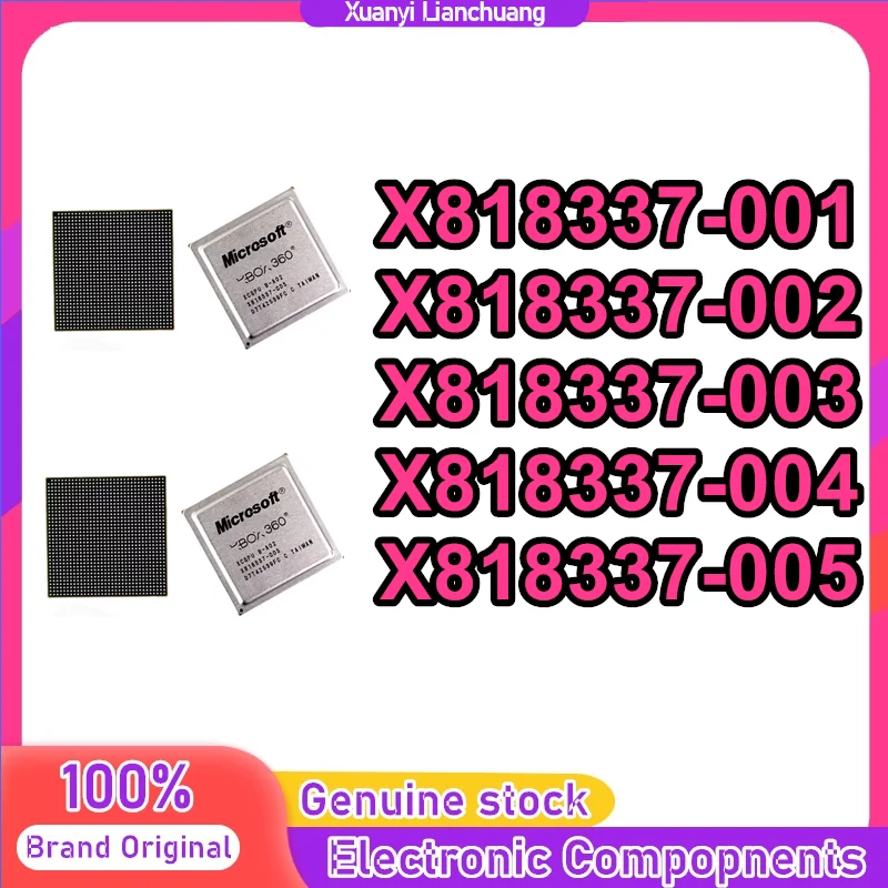 

100% новый X818337-001 X818337-002 X818337-003 X818337-004 X818337-005 Графический процессор XBOX360 Тонкий станок SLIM Чипсет