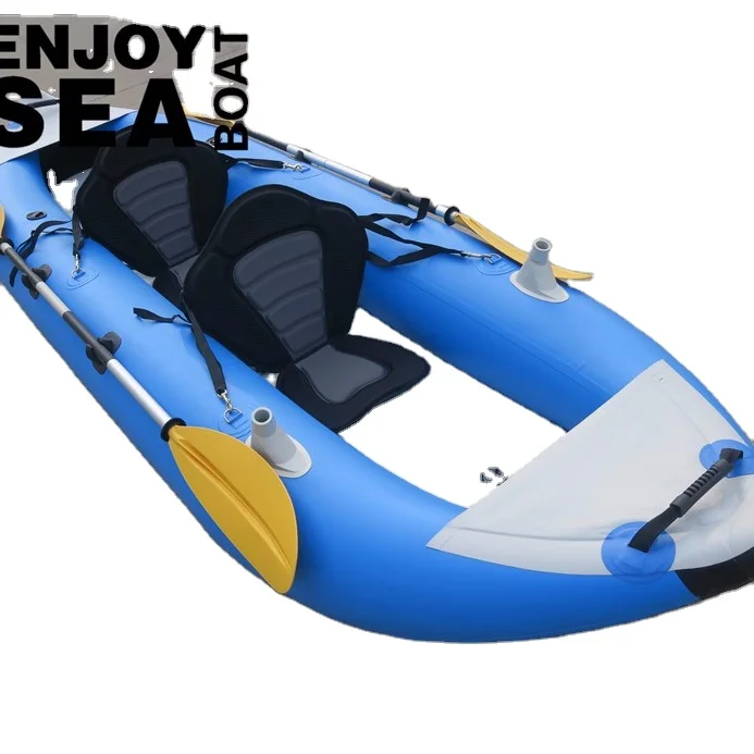 

Hot Selling Inflatable Water Rowing Boat Air Folding Kayak For 2 Persons