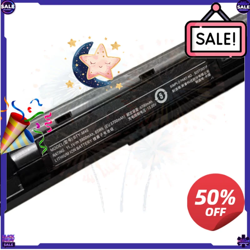SWZY BTY-M46 Battery for MSI GE40 20PC 2OC 20C MS-1492 X-slim X460DX-228NL T550-2028 MR X3-LH01 LE01 for HIPAA V4X R2 T46A T45A