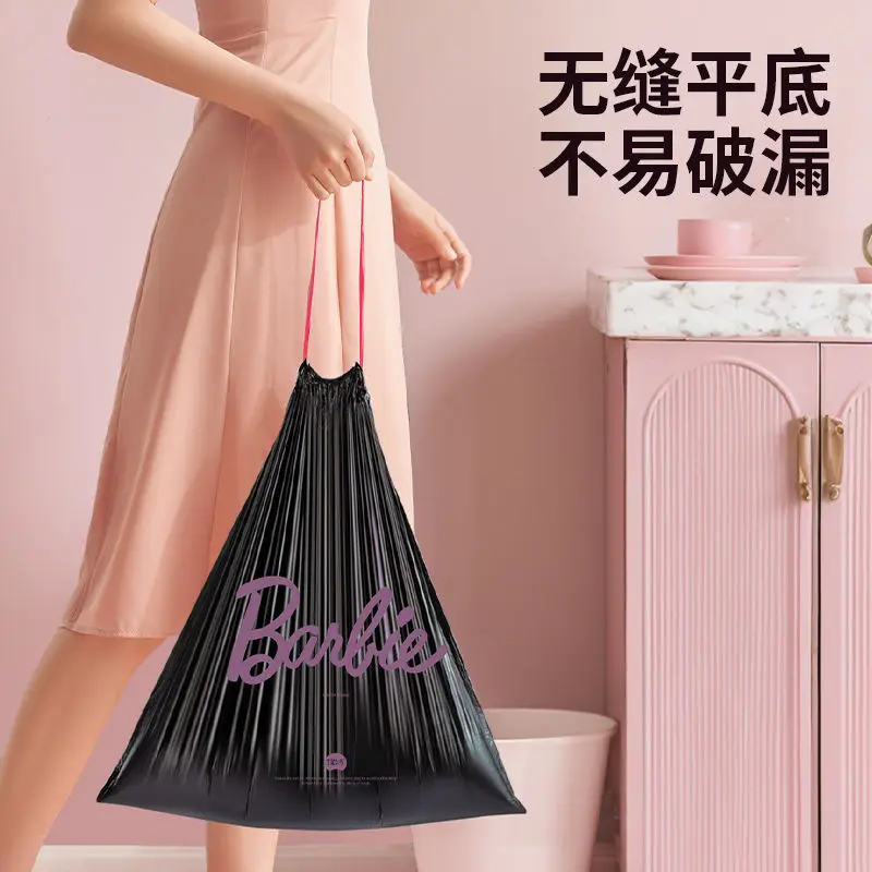 Anime Barbie Garbage Bag Thickened Household Durable Large Portable Large Capacity Disposable Garbage Bag Gift Pvc 45X50 Cm