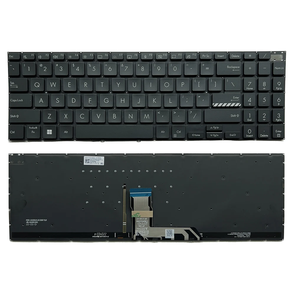 

X3500 US/Russian Keyboard for Asus Vivobook 15 Pro M3500 M3500Q M3500QA M3500QC D3500 X3500P X3500PA X3500PC RU