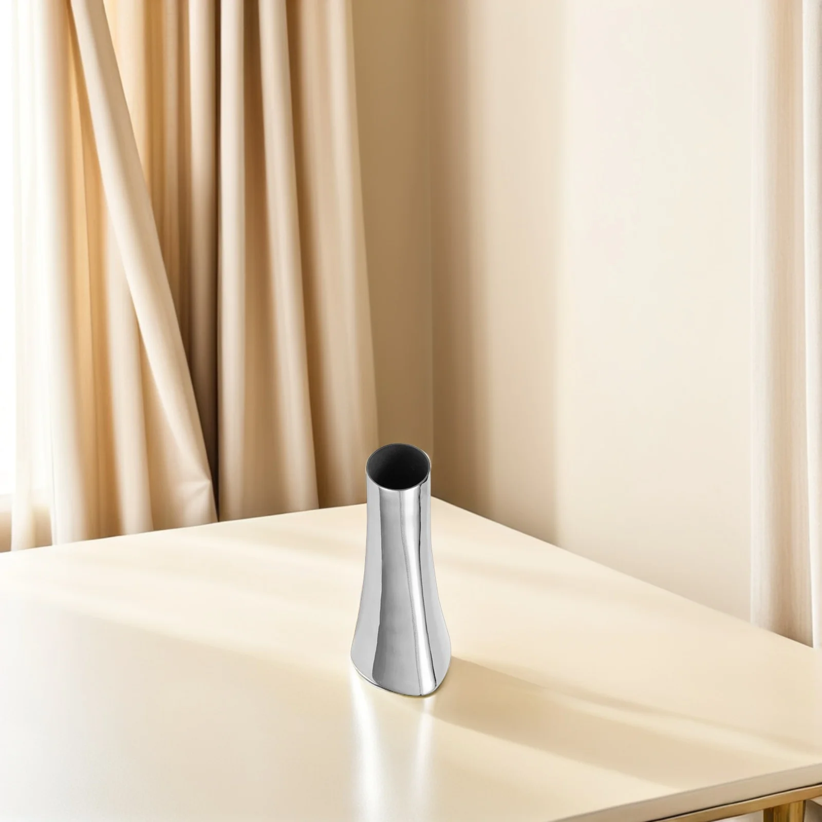 

Premium Stainless Steel Flower Vase Unique Surface Finish Fine Craftsmanship Home Decor Vase for Centerpiece Tabletop Decoration