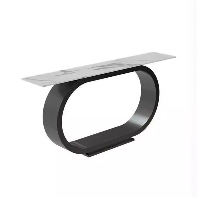 

For Italian Neutral Console Table Simple Elegant Living Room Narrow Console Table Entrance Trendy Salon Maison Home Furniture