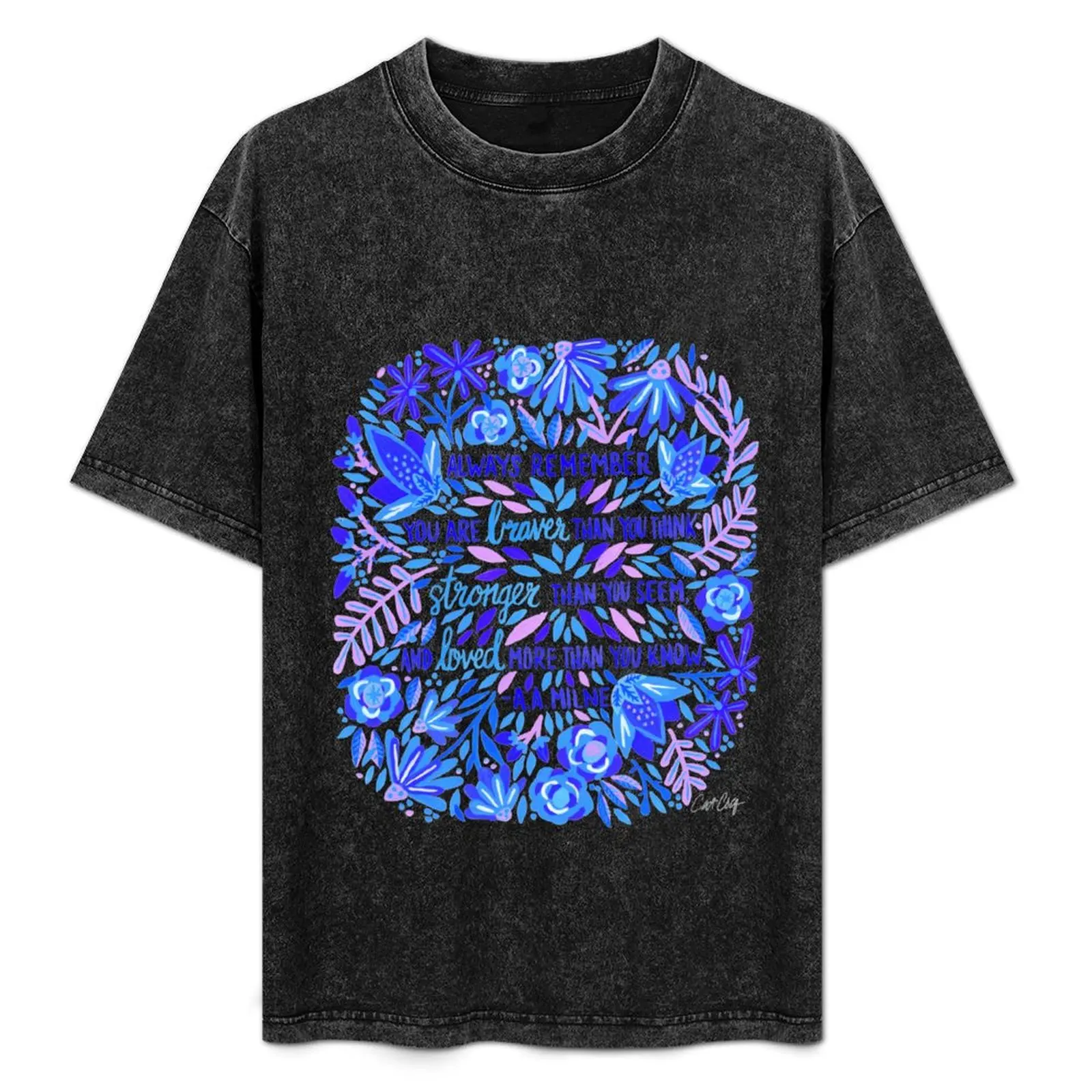 Always Remember – Indigo Palette T-Shirt Festive Simple T-Shirt