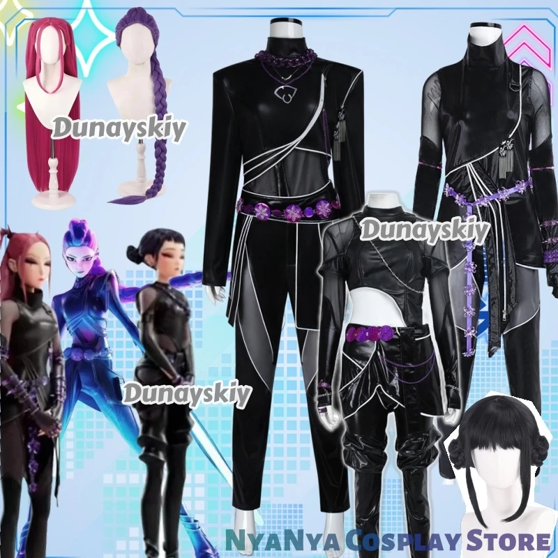 

Kpop Demon Hunter Rumi Zoey Mira Косплей 코스 Luar Halloween Карнавал Вечеринка Ролевая игра Униформа Опора Huntrix Disfraz Guerreras Kpop
