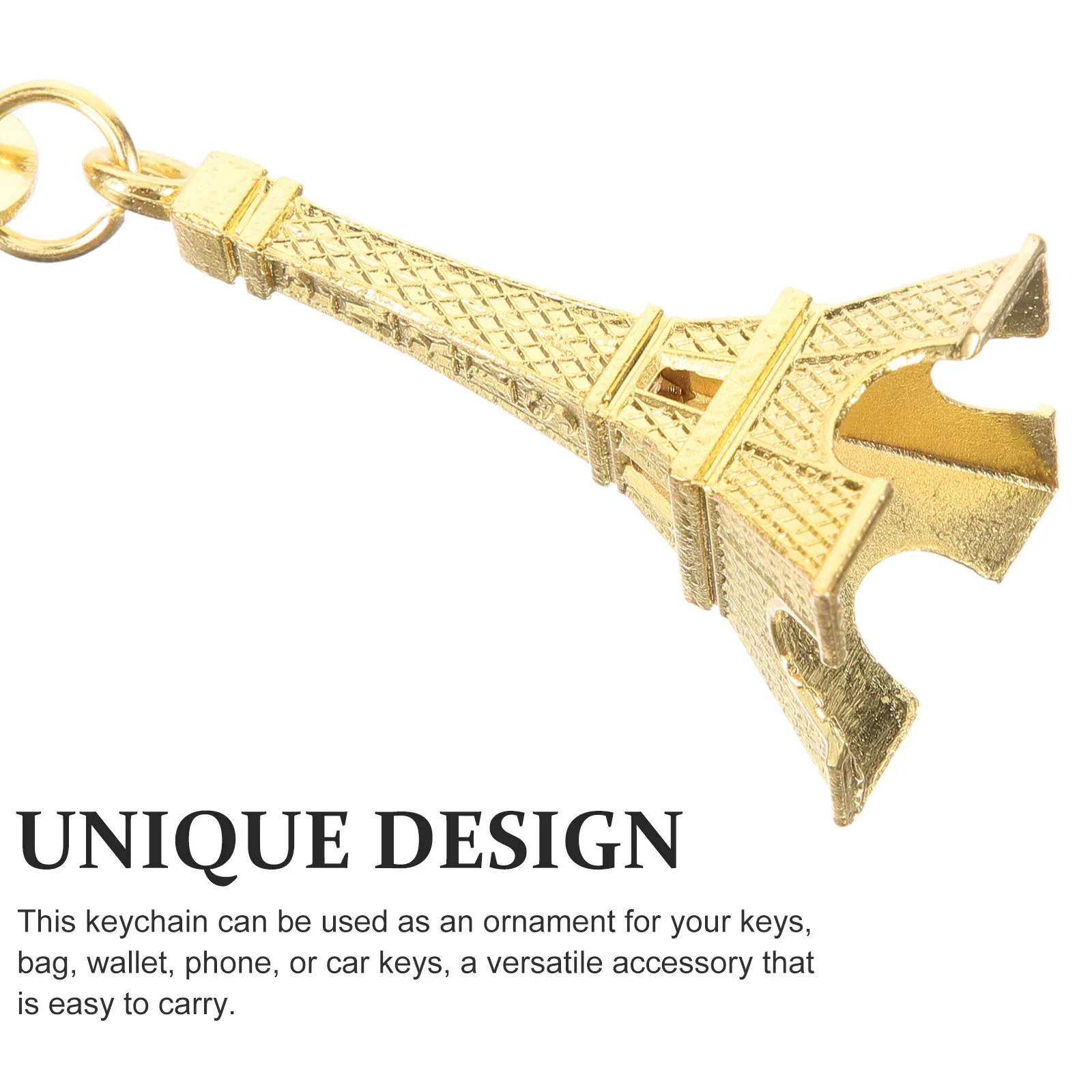 

12pcs Tower Keychain Durable Metal Retro Keyring Small Charm Ornament For Bag Cellphone Car Key Keychain Gift