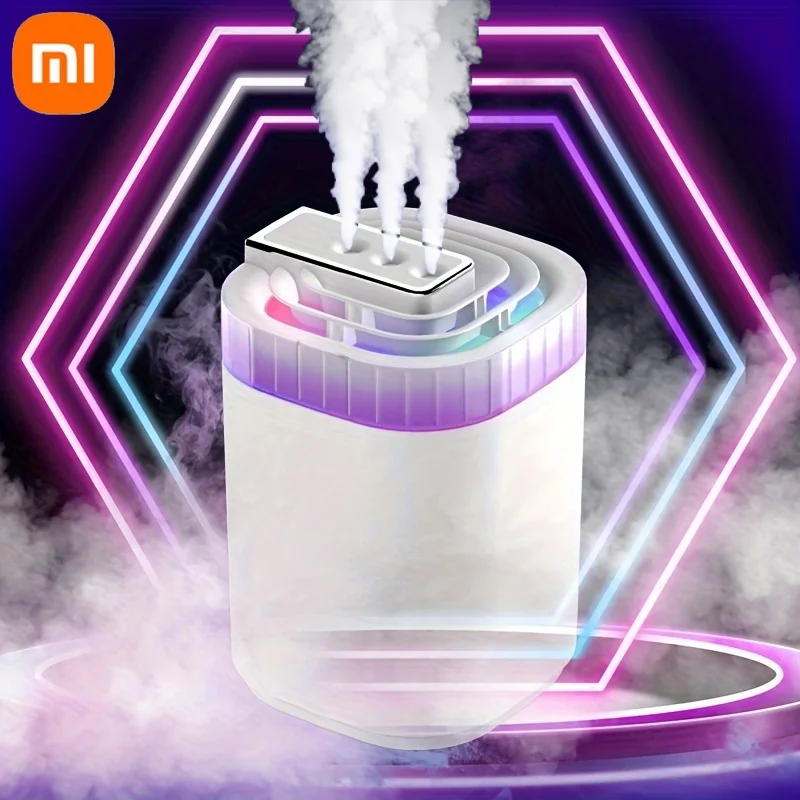 Xiaomi alat pelembap udara, Humidifier rumah tangga baru warna-warni 3l kapasitas besar tiga nozel kabut Volume, alat pelembap kantor