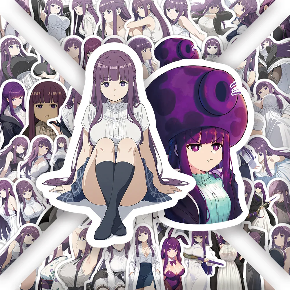 10/60 Phelan Frieren: ما وراء نهاية الرحلة ملصق جرافيتي أنيمي مثير فتاة شارات دفتر ملاحظات الهاتف الغيتار الأمتعة كوب لعب طفل