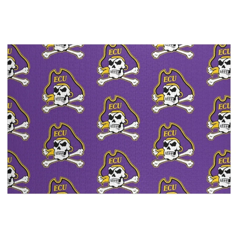 East Carolina Pirates Jigsaw Puzzle Diorama Accessories Personalized Gift Ideas Wooden Compositions For Children Puzzle