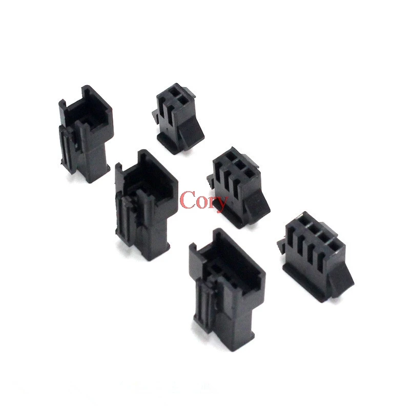 10pcs/20pcs Connectors SM2.54 2/3/4/5/6/7/8/9/10/11/12 Pin Pitch 2.54mm Male Female terminal line + terminals  SM-2P SM-2R JST