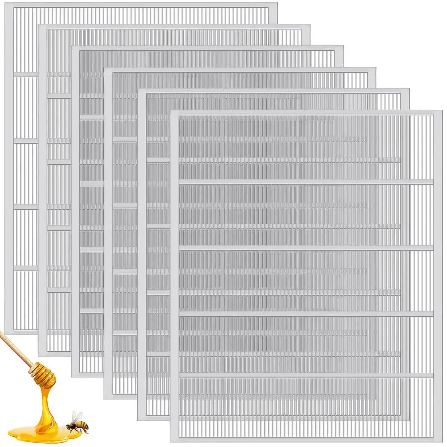 

4 шт. металлических решеток-ограничителей для пчелиных маток на 10-рамочный улей, металлическая решетка-ограничитель для маток, разделяет матки от меда, инструменты для пчеловодства