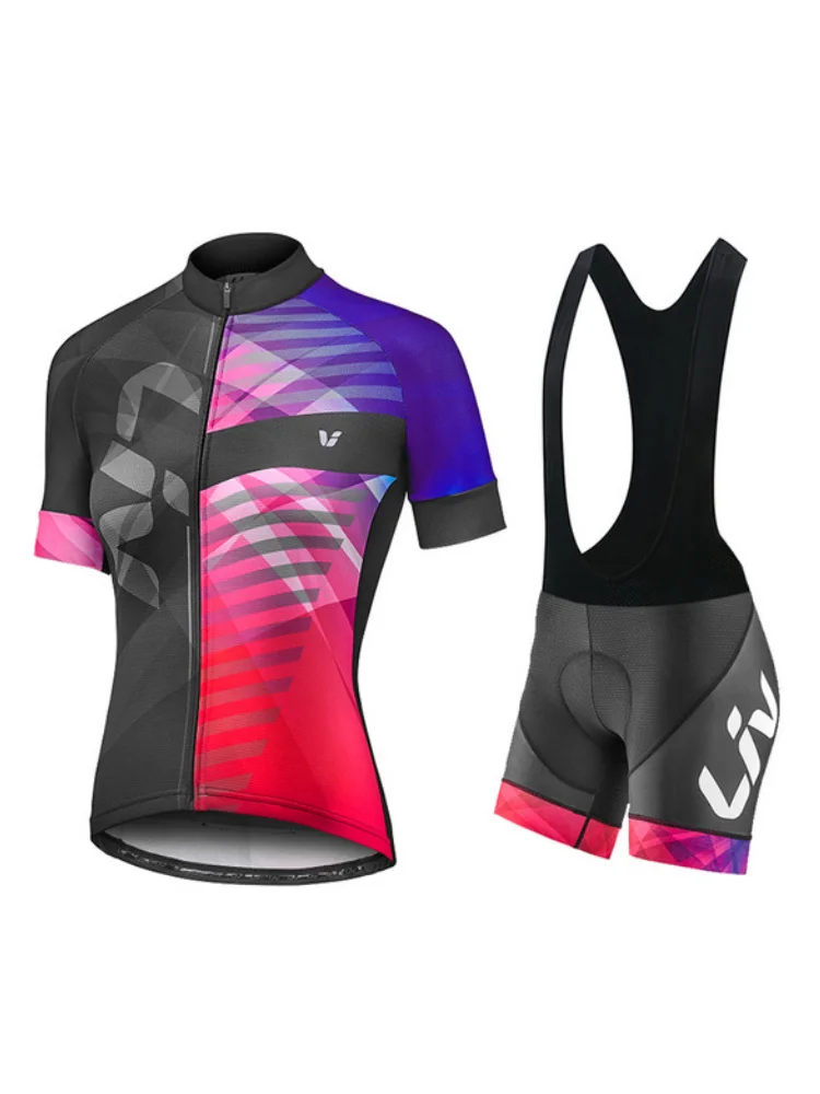 Summer Women Cycling Jerseys Set 2024 New Liv Mountian Bike Clothing Racing Bicycle Clothes Ropa Ciclismo Girls Cycling Set