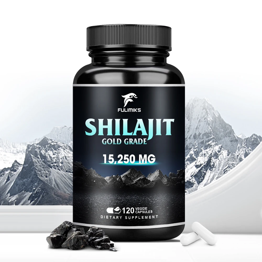 

Капсулы Himalaya Shilajit, оригинальные минералы с высоким содержанием следов и плотная кислота для энергии, силы мышц и иммунитета, выносливости для взрослых