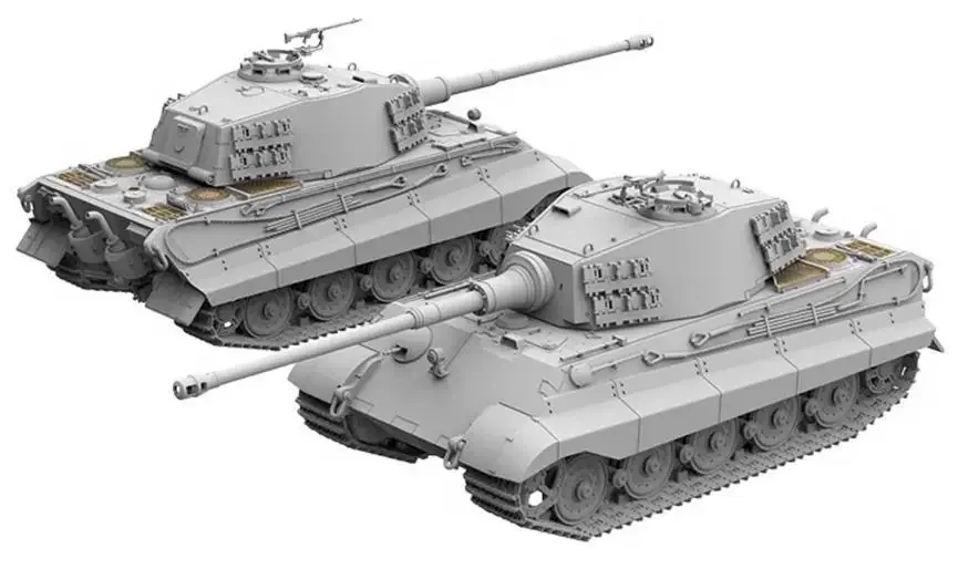 U-STAR NO-005 1/48 Scale Sd.Kfz.182 KING TIGER KRUPP FLAT-FRONT PRODUCTION TURRET(H) Modle Kit