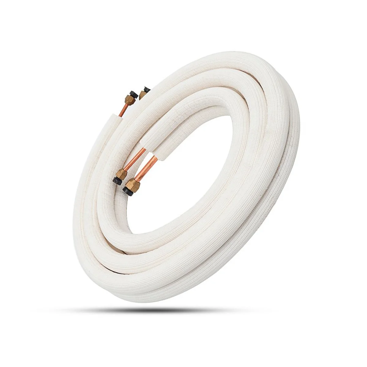 3Meter Air Conditioner Pair Coil Tube 1/4In 3/8In Insulated Copper Line Wire Set Air Conditioner Parts Refrigerant Tube