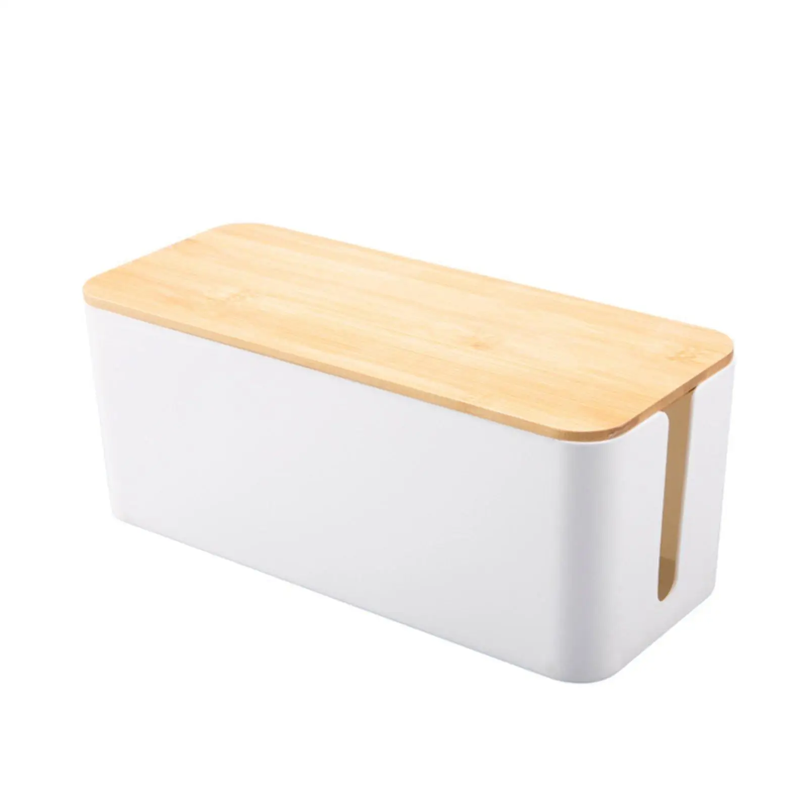 Organizer Cables Multifunctional Cord Organizer Box with Compact Plastic Organizer for Desktop
