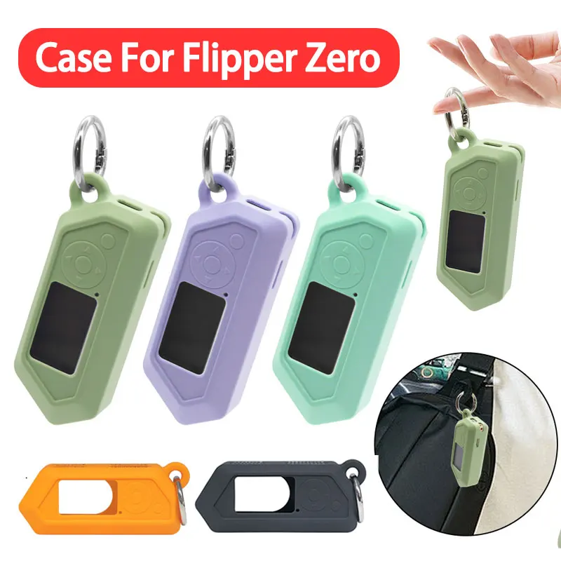 Do silikonowego etui ochronnego Flipper Zero Pokrowiec ochronny na konsolę do gier dla dzieci Akcesoria do gier Flipper Zero