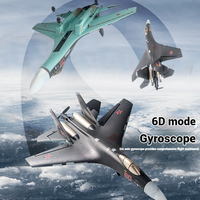 New Upgraded Qf009 Su-35 Fighter 375mm Wingspan 2.4ghz 4ch 3d/6d Switchable 6-Axis Gyro Epp Rc Airplane Fixed Wing Glider Rtf