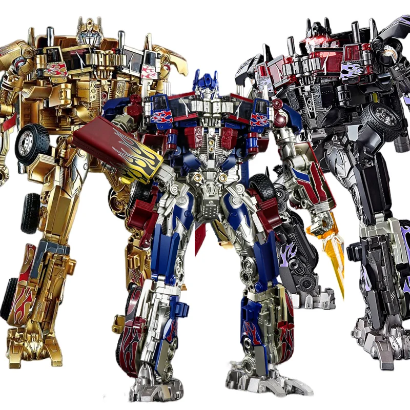 30CM Transformation Large Optimus Prime Nemesis Prime Bumblebee Alloy Robot Commander Toy Truck Car Movie Anime Action Figure