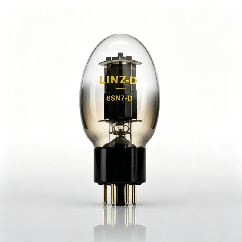 Lin Lai 2027 New 6SN7-D Titanium Screen Drop-Shaped Tube Factory Precision Pairing