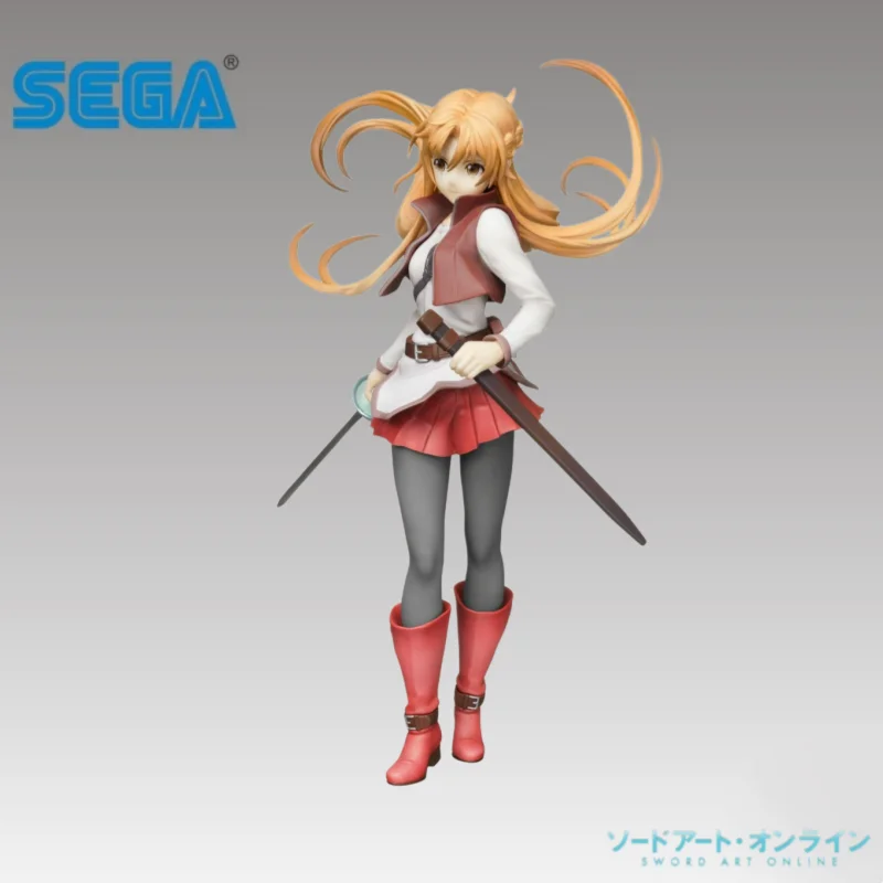 En Stock, Figura Original de Sega de Sword Art Online Progressive, Aria of A Starless Night, Asuna, Modelo de Personajes de Anime, Adornos