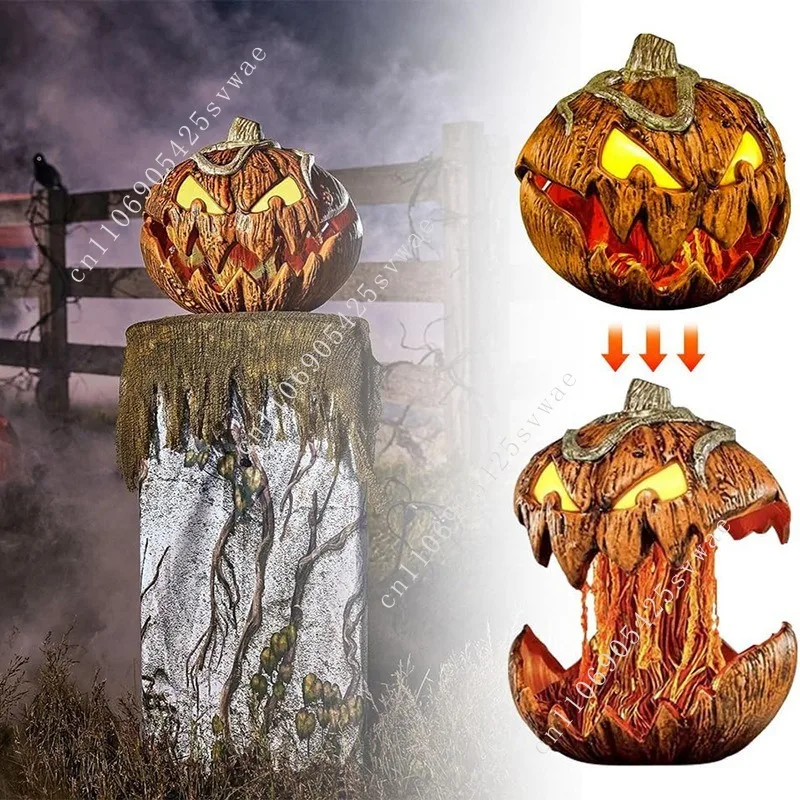 

Cross-border New Products Halloween PUMPKIN LIGHTING Thriller Pumpkin Head Courtyard Outdoor Garden Party Decoration