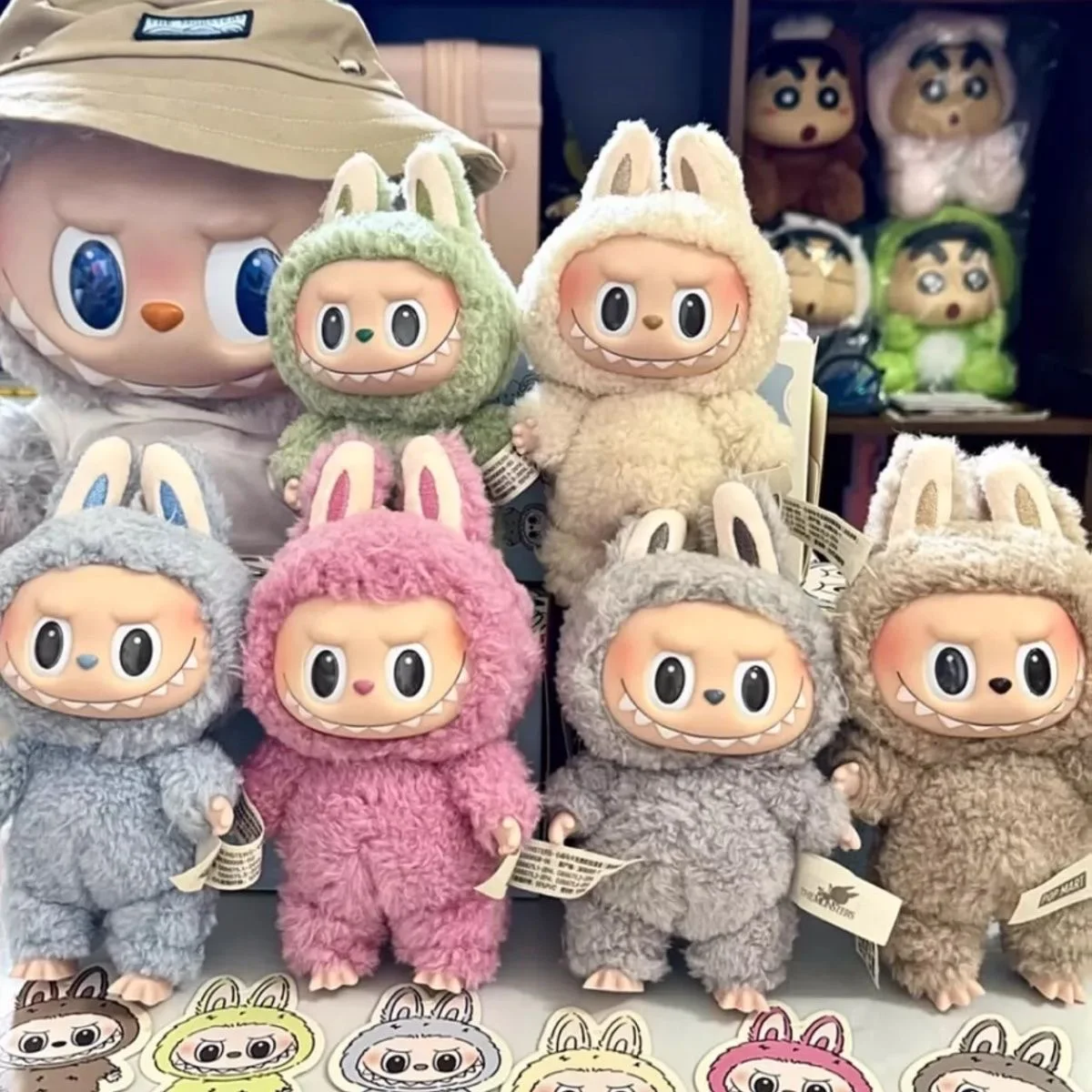 

Кукла POP MART Labubu первого поколения, THE MONSTERS - вынимающая виниловая слепая коробка с макаронами, случайная коробка, коллекционная подарочная сумка