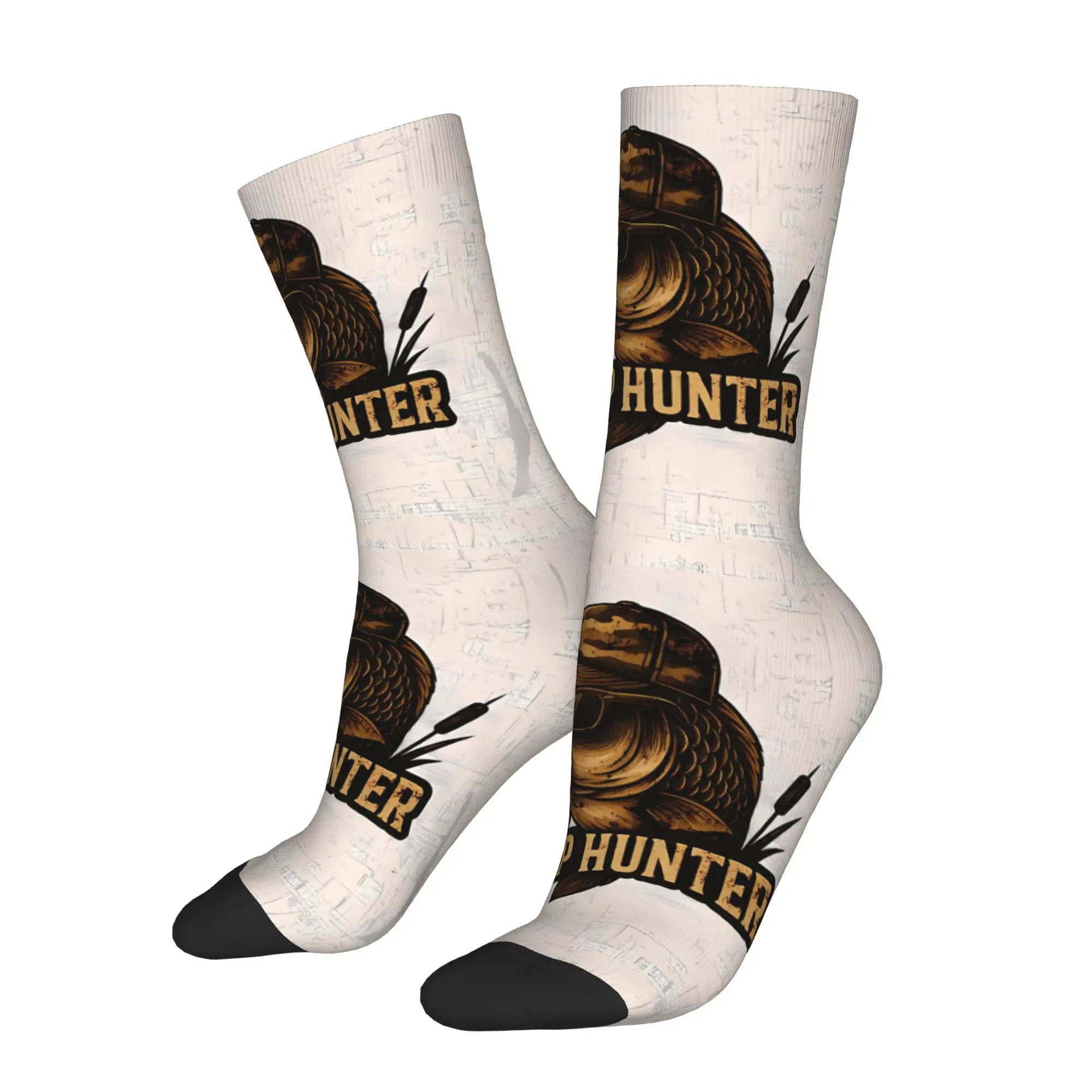 

Носки для ловли карпа, окуня, рыбы, мужские модные полиэстеровые носки с принтом