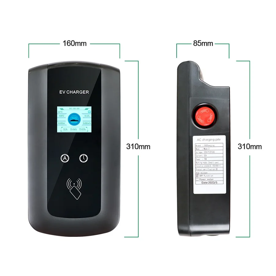 Type 1 Type 2 GBT charging station for electric vehicles