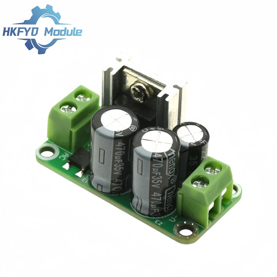 Single Regulated Power Supply Module DC 5V 6V 9V 12V 15V 24V Rectifier Filter Board 1A