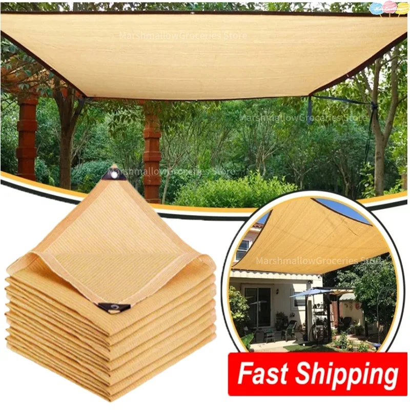 Sonnenschutznetz für den Garten aus hochdichtem Polyethylen, UV-beständig, für Gewächshäuser, Sonnenschutzmarkisen, Pflanzenpavillons.