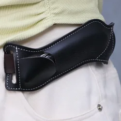 Folding Flick Knife Sheath For Outdoor Camping Vintage Waist Belt Case Holder PU Leather Pocket Knife Protect Cover