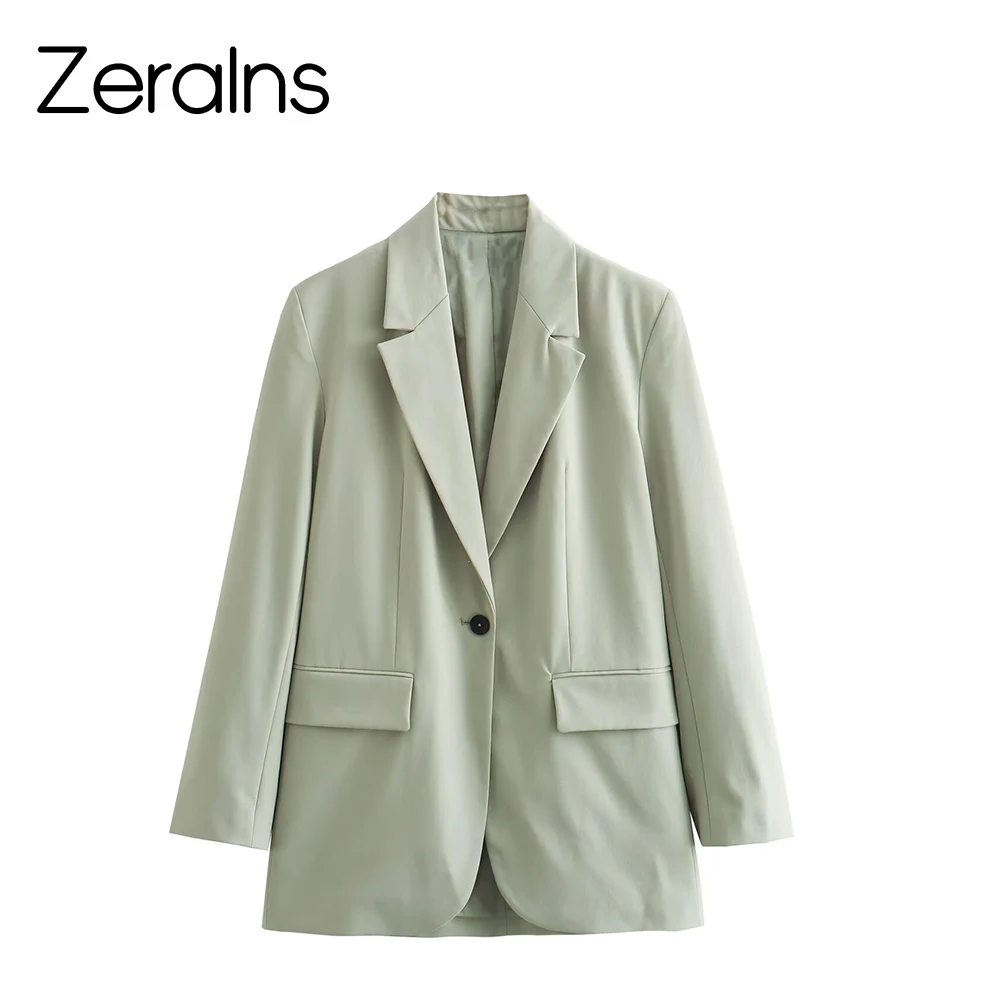 

ZERAINS Women's clothing new autumn 2025 European and American fashion personality, sweet and straight cut suit jacket