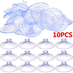 10Pcs Transparent PVC Suction Cup Mushroom Head Sucker for Glass Window Strong Vacuum Suckers Hook Towel Hanger for Home Decor