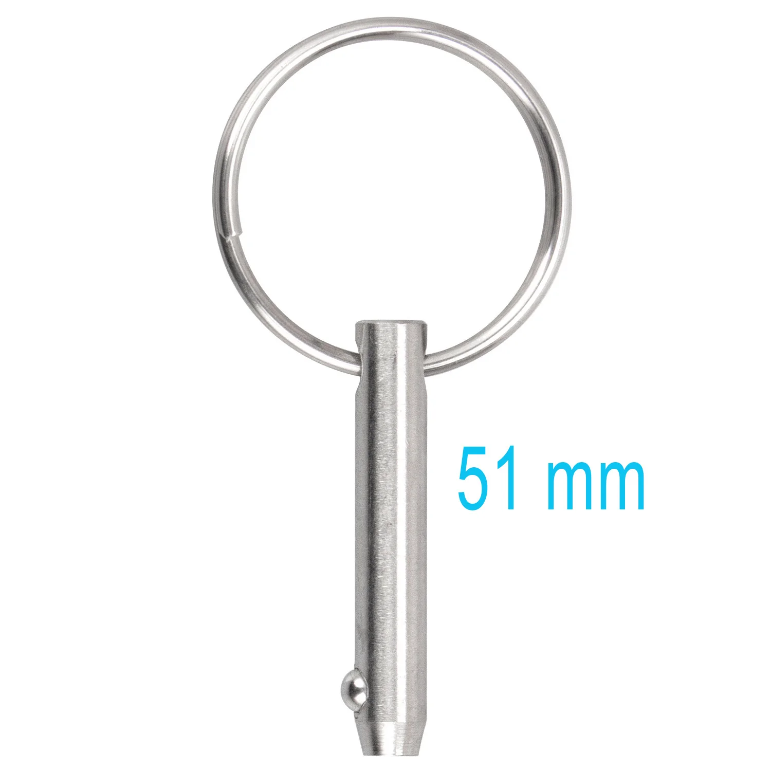 

Quick Release Pins 316 Stainless Steel, Bimini Top Pins Diameter 0.25 Inch/6.3mm, Total Length 2 Inch/51mm(Optional 1 or 2)