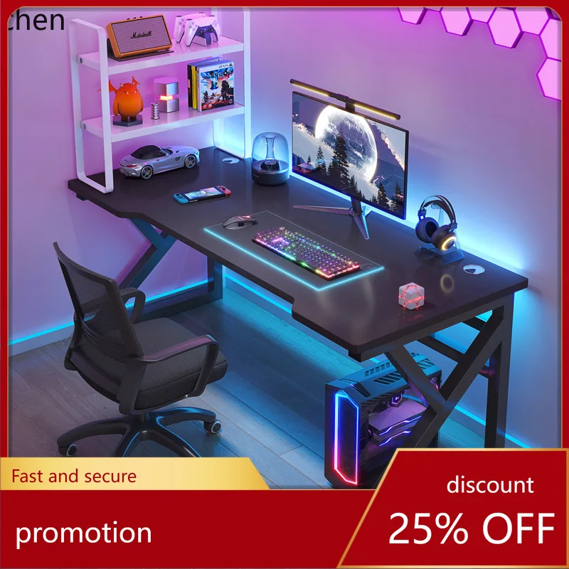 YFY Computer  Desktop Home E-Sports Table Simple Modern Office  Bedroom Student Writing  and Chair Set Study