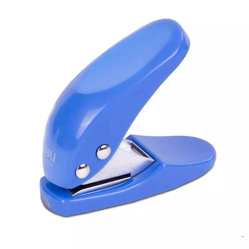 Bview Art Single Hole Punch Machine with Binding Rings - Compact Paper Organizer for Loose-leaf Notebooks & Cards