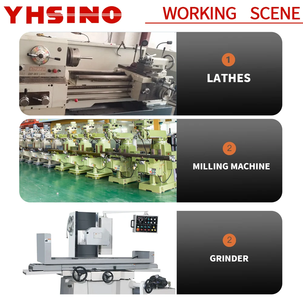 Arrivo veloce YHSINO/KA300/KA500Linear scala Encoder SDS6-2V metallo lettura digitale tornio mulino Dro risoluzione 5μm lunghezza del lavoro 1020