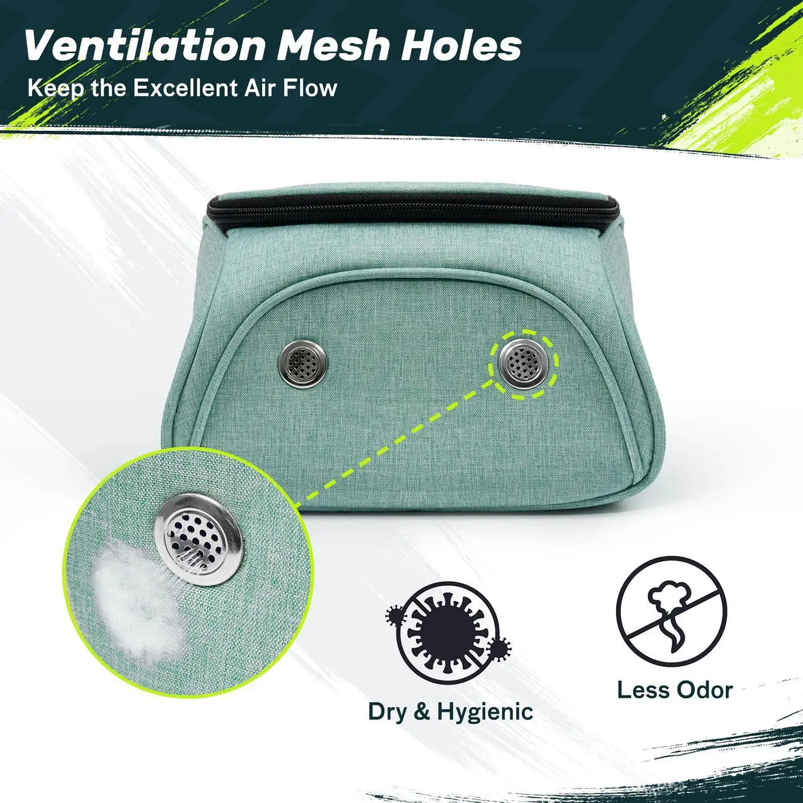 

Outdoor Travel Golf Shoe Bag Polyester Waterproof Breathable Shoes Carrier for Tennis Cycling Soccer