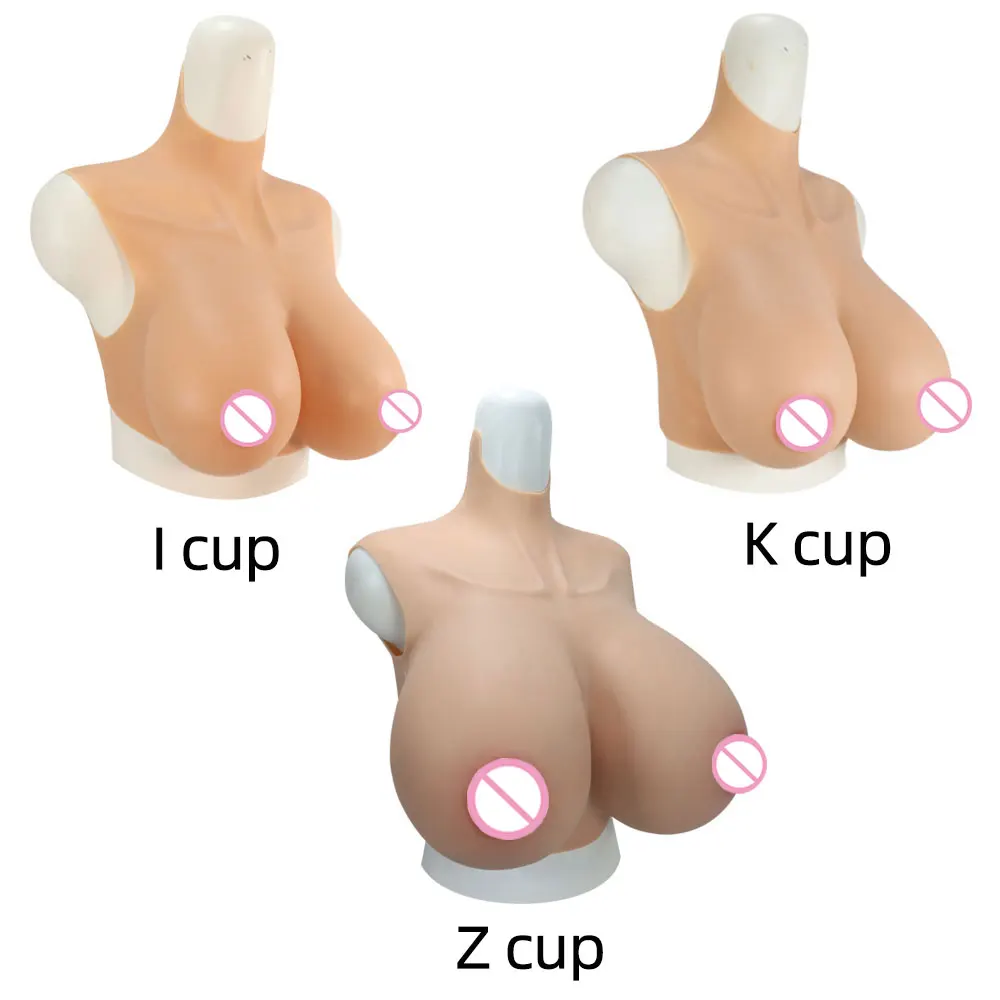 I K Z Cup Fake Boobs Realistic Silicone Breast Forms For Crossdressing Drag Queen Shemale Crossdresser Transgender Big Boobs
