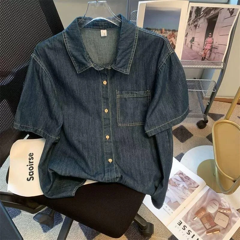 

Summer Large Size 300 Pounds 2026 New Trend Vintage Style Men's Loose Personality Casual Design Top Shirt Polyester Fiber