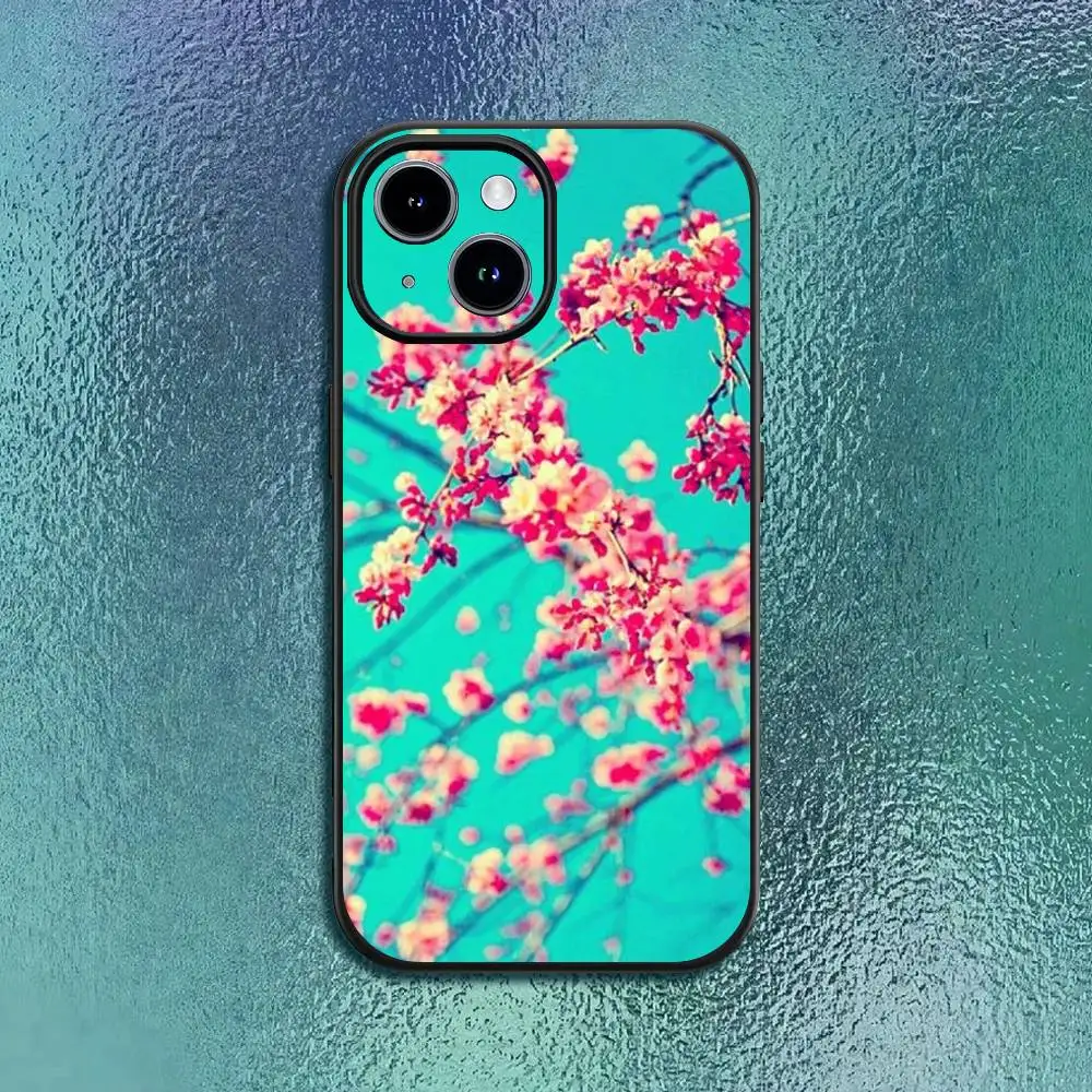 Vaporwave أريزونا الشاي المثلج الجمالية جراب هاتف آيفون 17 12 13 14 15 16Pro ماكس زائد الكلاسيكية الأسود لينة قذيفة