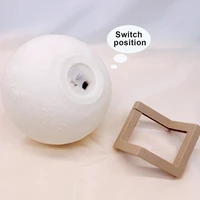 Moon Lamp LED Night Light Battery Powered With Stand Starry Lamp For Bedroom Decor Night Lights Kids Gift Moon Lamp 5