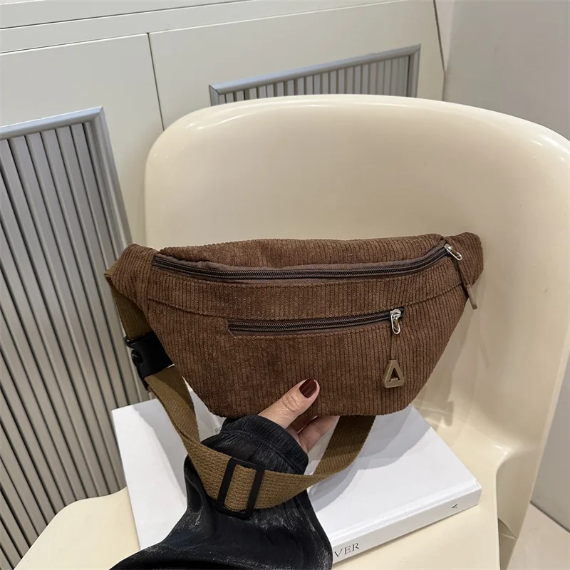 

Chest Corduroy Crossbody Bag for Women Shoulder Bags Purse and Handbags Designer Bag Female Bag Сумка Женская Bolsos De Mujer