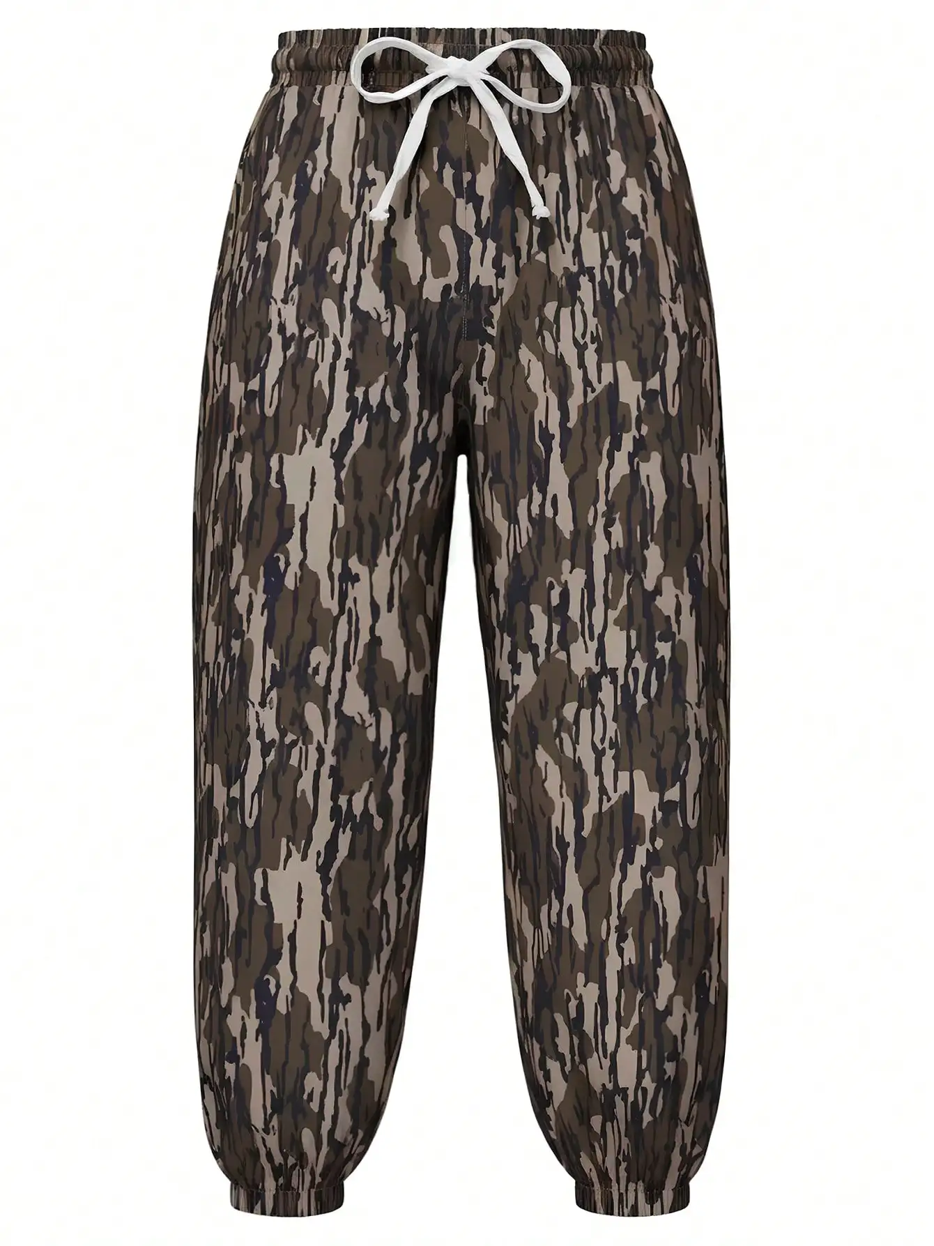 

Спортивные штаны с камуфляжным принтом, женские повседневные спортивные штаны на шнурке, осенние свободные комбинезоны унисекс