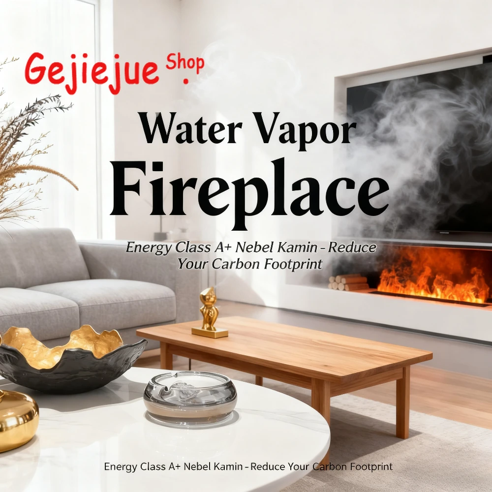 より健康的な空気を整えるネーベルカミン - 冬に特に低消費電力の電気カミン - 環境に優しい、燃料不要