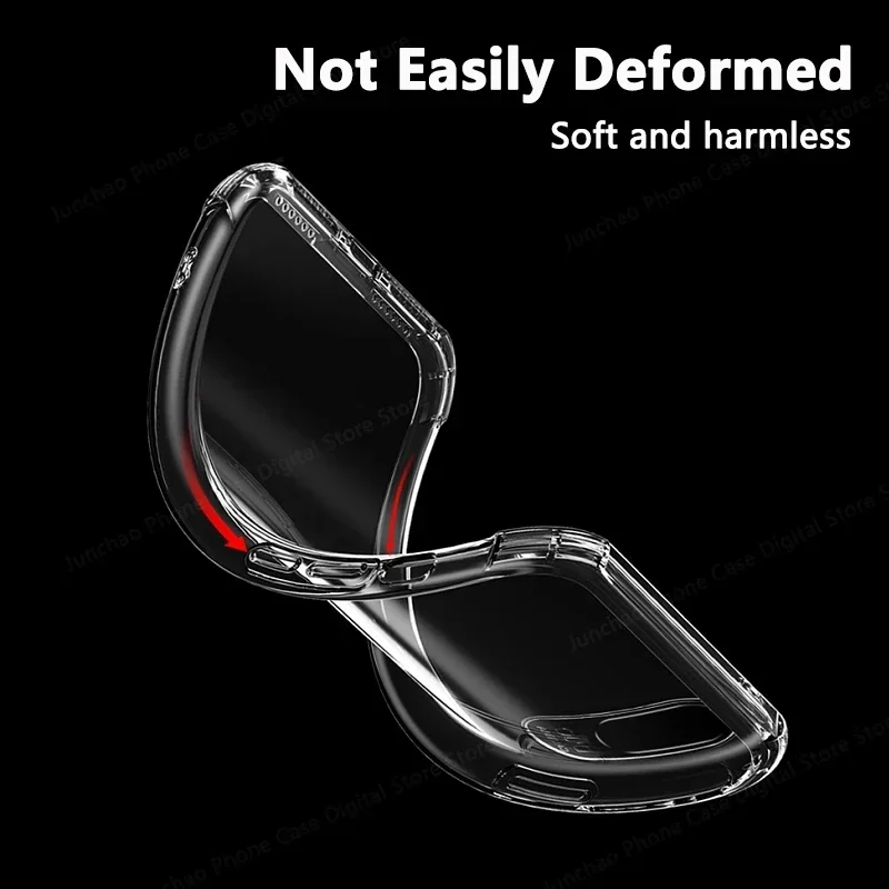 3Pcs Transparent Shockproof Phone Case For Realme 12 12X 12Pro 12ProPlus 5G Soft Protective Shell Clear Back case