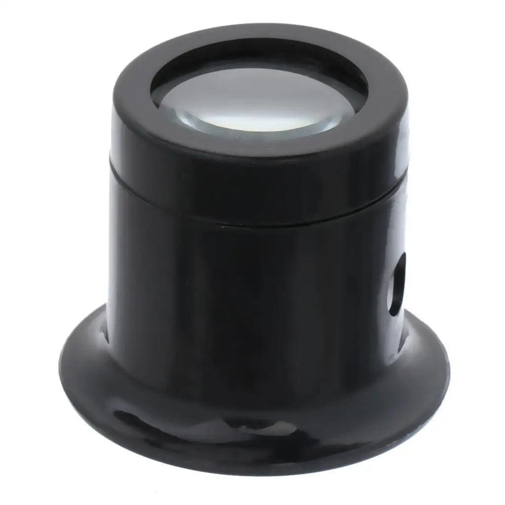 Watch Magnifier Jeweler Loupe 10x Magnifing Eye Len Repair Kit Tools
