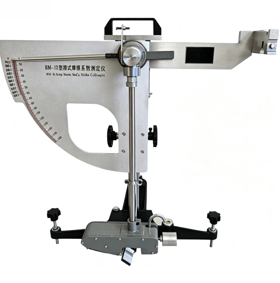 Pendulum Friction Tester Skid Resistance Meter Portable Road Floor Slip Coefficient BPN Measurement Testing Instrument